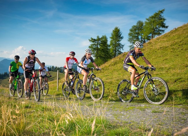 Gemeinsame Mountainbike-Tour im Großarltal